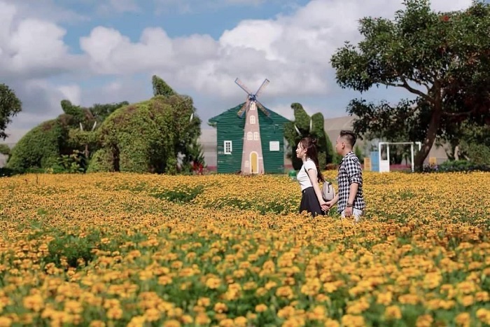 Check-in công viên Đồng Xanh - không gian văn hóa Tây Nguyên đậm đà bản sắc