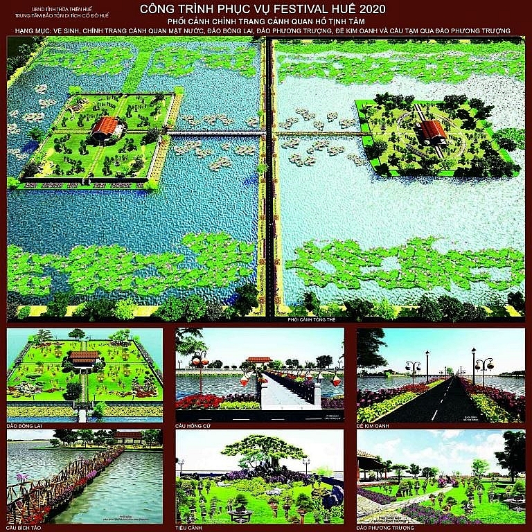 Thừa Thiên - Huế: Cải tạo, chỉnh trang di tích hồ Tịnh Tâm